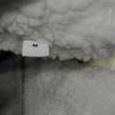 JiangWu Womens Fashion Horn Button Fleece Thicken Coat with Hood Winter Warm Jacket (Large, Light-gray)