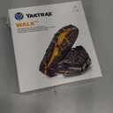 Yaktrax Walk Traction Cleats - 360-Degree Grip on Snow, Ice, & Multi-terrain Surfaces - Elastic Outer Band w/ Easy-On/Off Heel Tab & 1.2mm Zinc-coated Steel Coils - Abrasion & Rust Resistant - Unisex (Small)