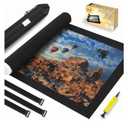 Jigsaw Puzzle Board Roll Up Mats Games Saver Portable Keeper Storage Magic Holder Matt Rollup 2000 1000 500 300 Pieces Accessories Christmas Ideas for Adults Toddler Teens Boys Girls New Home Gifts