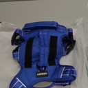 Escape Proof Dog Harness for Large Medium Sized Dogs Six Point Adjustable, Service Dog Vest Harness and Leash Set, No Pull Dogs Harnesses with Handle, Medium Dog Harnesses for Walking,(Blue, M)