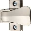 Ideal Security Inside Latch for Storm and Screen Doors, Silver