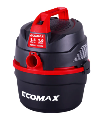 Ecomax 1 Gal 1.5HP Portable Poly Vac