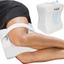 ComfiLife Knee Pillow for Side Sleepers  Cooling Leg Pillow for Side Sleeping  Knee Pillow with Strap for Hip Pain, Back Pain, Sciatica Pain Relief  Memory Foam Hip Pillow Contour Design