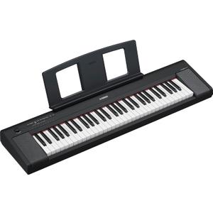 Yamaha Piaggero 61-Key Ultra-Portable Digital Piano, Touch Sensitive Keys, Metronome, Recording Function, Black NP15B