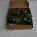 20 Inches Christmas Wreath Winter Wreaths Holiday Christmas Wreaths for Front Door Christmas Berry Wreath with Pine Needles Pine Cones Red Berries for Window Indoor Outdoor Winter Decorations
