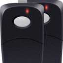 2 for Multi-Code 3089 MultiCode 308911 Linear MCS308911, 300MHZ 10 Dip Switch Gate Opener Remote, Multi Code Garage Door Opener10-Year-Warranty (Black)