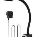 Strong Magnetic Work Light, 1080 Lumens Led Machine Light with Strong Magnetic Base, 23in Flexible Gooseneck Magnetic Lamp for Lathe and Drill Press, 9W 120V