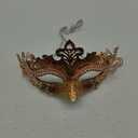 Hoshin Masquerade Mask, Mardi Gras Deecorations Venetian Masks for Womens (Rose Gold)