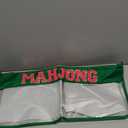 1 PCS American Mahjong Bag - Empty Mahjong Tiles Bag Only with Zippered & Letters, Case Only(Green,Moh-jong)