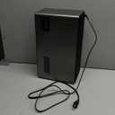 NineSky Dehumidifiers for Home, 95 OZ Water Tank, (1000 sq.ft) Dehumidifiers for Bathroom Bedroom Basement with Auto Shut Off,7 Colors LED Light(Gray)