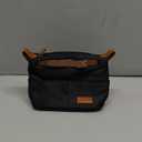 GIVLEFLY Purse Organizer Inserts with Zipper Protecting Privacy Multiple Pockets Tote Bag Organizer Lightweight Handbag Dividers with Handle,Fit for Anjou mini and Filed Tote Small(Beige,Mini)