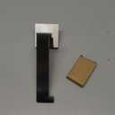 TASTOS Toilet Paper Holder Brushed Nickel, Toilet Tissue Roll Holders Dispenser and Hangers Wall Mounted for Bathroom & Kitchen, Stainless Steel Modern Square Style (Silver) (Square (1 pack))