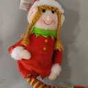 PLUSH CHRISTMAS GIRL ELF