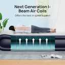 Air Mattress Queen with Built-in Pump & Raised Pillow, 17" Raised Comfort Inflatable Mattress, 3 Min Fast Self-Inflation/Deflation Blow Up Mattress with Storage Bag (Gray)