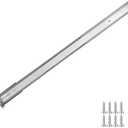 LONTAN 2 Pcs Center Mount Drawer Slides Bottom Mount for Cabinet and Dresser 24 Inch Heavy Duty Drawer Rails 17.74" Extension Glide Track