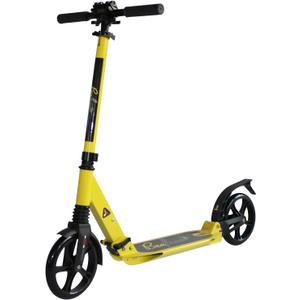 Bee Free Kick Scooter for Children, Teens and Adults, Adjustable Handlebars, Foldable Construction, Rear Foot Brake, Anti-Shock Suspension