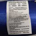 VEVOR 4" x30' Heavy Duty Flatbed Strap, 18k Break Strength, Blue, 6,000 lbs working load limit. Premium cargo tie down straps with steel flat hooks for trucks, trailers, farms and rescues, 1 