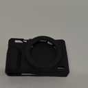 1Pc Camera Case Digital Camera Soft Silicone Protective with Removable Lens Cap Compatible with Canon Powershot G7X III Black