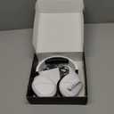 Wireless Gaming Headset with Noise Canceling Microphone for PS5, PC, PS4, 2.4G/Bluetooth Gaming Headphones with USB and Type-c Connector, Wired Mode for Controller Gamecube (White)