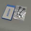 BOUTOP [MFi Certified] 36W USB C to Lightning Adapter (2 Pack) - Support PD Fast Charging/Data Sync, with Anti-Lost Silicone Holder for iPhone iPad AirPods, Reduces Cable Clutter (Dark Gray)