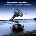 EdenseeLake Magsafe Car Phone Holder, 360 Adjustable Car Phone Mount, Strong Magnetic Vacuum Suction Cup Phone Holders for Your Car, 17 Pro Max 16 15 14 13 12 Air Plus