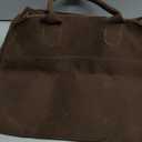 Soft Suede Large Tote Bags for Women Fashion Vintage Top Handle Handbag Fashion Shoulder Hobo Bag with Cherry Pendant (Coffee)