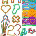 28 Pcs Wacky Tracks Valentines Cards for Kids Classroom, Twist Track Finger Sensory Toys, Snake Puzzles Fidget Toys for Stress Relief, Valentine Classroom Exchange, Boys Girls Valentine Party Favors