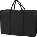 Explore Land Heavy Duty Chair Storage Bag for Folding Longue Zero Gravity Light Weight Transport Folding Rollator Walker (Black) (1 Pack: Black)