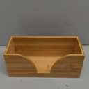 Natural Bamboo Countertop Multifold Paper Towel Holder by Kitchen Noble