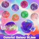 4 x 24 Packs Colorful Galaxy Slime, Stretchy & Non-Sticky,Idea Stocking Stuffers for Christmas,Party Favors, Sensory and Tactile Stimulation, Stress Relief, Educational Game, for Girls & Boys