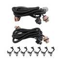 23295978 & 23295977 1 Pair Driver and Passenger Side Rear Tail Lamp Wiring Harness Fit for Chevrolet Silverado 1500 2500 HD 3500 HD 2016-2019 for GMC Sierra 1500 2500 HD 3500 HD