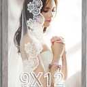 9x12 Frame Distressed Gray, Rustic 12x9 Picture Frame Grey, Art Pic Poster Frame, 9 by 12 Gallery Family Concert Portrait Photo Frame Anniversary/Birthday/Wedding/Thank you/Christmas Gift