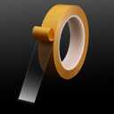Ultra-Thin Clear Double Sided Tape 1 Inch x 82 Feet Heavy Duty Transparent Two Sided Mounting Tape for LED Strips, LCD Screen Repair, Woodworking, Crafts, Posters, Scrapbook, Clothes, Residue Free