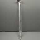 Alex 1/2" White Finish Ball Adjustable Curtain Rod, 18-36 White