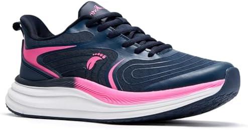 Women's Orthopedic Slip On Road Running Shoes: Comfort Plantar Fasciitis Hammer Toes Arch Support Heel Spur Neuropathy Walking Shoes, High Arch Biking Leisure Trail Sneakers Rose Size 8
