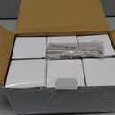 Sliner 6 Pack Pack Christmas Glitter Tumbler Bulk, 12 oz Holiday Wine Tumbler Set Stainless Steel Insulated Sparkling Glitter Cup with Lids Straws and Brushes Travel Mug Xmas Gift (Snowman Style)