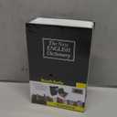 Book Safe With Combination Lock, ALLOMN Dictionary Hidden Safe with 3 Digit Combination Locks, Portable Safe, Book Safe Lock Box for Cash, Jewelry,Fireproof and Waterproof (Password Black, smell)