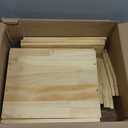 4-Pack Wooden Dog Ramp for Stairs, Anti-Slip Pet Steps for Small Dogs with Carpet Surface, Low-Angled Pet Ramps for Staircase, Steps and Stairs Assist for Injured & Aged Pets, Stairs Ramp for Dogs