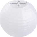 LIHAO 10 Inch White Round Paper Lanterns (10 Pack)