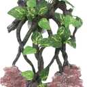 AQUA KT Reptile Climb Tree Branch Rock Background Decoration with Suction Cup for Terrarium Amphibian Lizard Snake