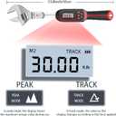 VANPO Adjustable Digital Torque Wrench 2.2-44.2 ft.lb/3-60 N.m, 912 mm Open End, 38 mm Adjustable Jaw, Accuracy 2%, LED and Buzzer Notification, HVAC Torque Wrench for Mini Split AC, Pipeline