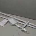 Whitmor Magnetic Laundry Valet Hanging Rod - White