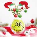 42 Pcs Christmas Face Transfers Stickers 6 Inch 3 Inch Large Small Faces Eyes Vinyl Decals for Crafts Glass Drinking Cups Ornaments Wood Decorations Balls Holiday Party Supplies (face42)