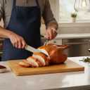 Farberware Extra-Large Wood Cutting Board, Reversible Chopping Board for Kitchen Meal Prep and Serving, Charcuterie Board, 14.17-Inch x 20.08-Inch, Bamboo, 14.2"L x 0.8"W