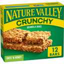 Nature Valley Crunchy Granola Bars, Oats 'n Honey, 12 Ct, 8.94 oz (6 Pouches), BB 21/Jan/2027