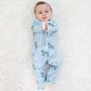 The Peanutshell Baby Layette Gift Set for Boys or Girls - Unisex Newborn Gift Sets, Baby Clothes & Essentials, Safari (0-3 Months)