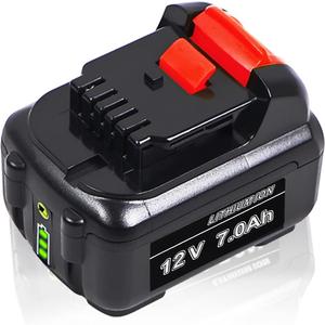 TenHutt Upgrade | 7.0AH 12V Replacement Battery for Dewalt 12V Battery MAX Cordless Power Tool DCB120 DCB123 DCB124 DCB127 Lithium-ion Battery