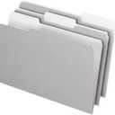 Pendaflex 435013GRA Interior File Folders, 1/3 Cut Top Tab, Legal, Gray (Box of 100)