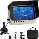Underwater Camera Fish Finder: 108oP HD Waterproof for Ice/Lake/Sea Fishing| Portable Depth Finders for Boats & Kayaks|Display for Murky Water Conditions