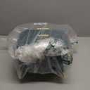 Makeup Cosmetic Organizer Box with Drawer Storage - Plastic Oval Storage Organizer with Turn Lock, Large Capacity for Womens Skincare and Beauty Products (Green)